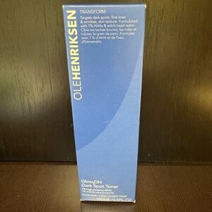 Ole Henriksen Glow2OH 7% AHA Exfoliating Dark Spot Toner-New